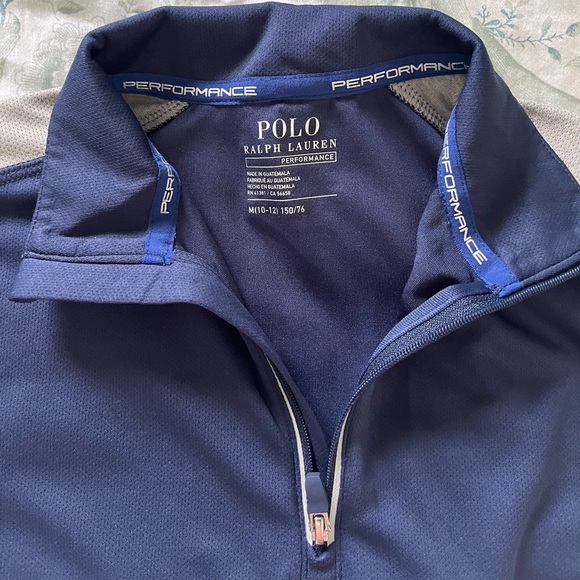 Ralph Lauren Boys Performance Half-Zip Pullover - Picture 5 of 8